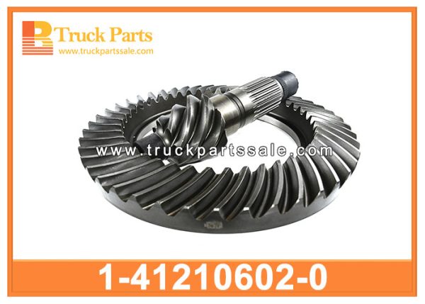 Final Drive Gear Set 1-41210602-0 1412106020 1-41210-602-0 for ISUZU CXH 6WA1 Juego de engranajes de accionamiento final مجموعة معدات القيادة النهائية