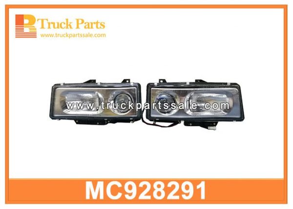 Headlamp MC928291 MC928290 for MITSUBISHI Lámpara de cabeza مصابيح الأمامية