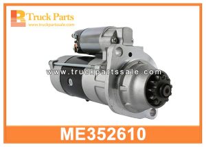 Starter Motor ME352610 ME152487 for MITSUBISHI FUSO supergreat 6M70 Motor de arranque بدء المحرك