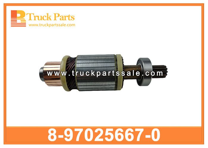 Truck Parts | Starter rotor Armature Ctarter 8-97025667-0 