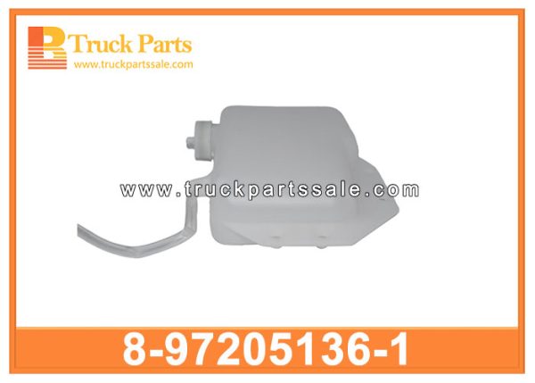 coolant tank water tank 8-97205136-1 8972051361 8-97205-136-1 for ISUZU 100P-TC 600P tanque de agua del tanque de refrigerante خزان مياه خزان سائل التبريد