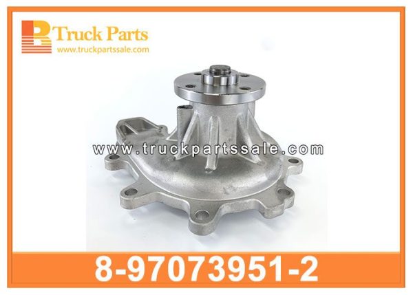 cooling water pump 8-97073951-2 8-97073-951-2 8970739512 for ISUZU NPR 4HF1 bomba de agua de enfriamiento مضخة مياه التبريد