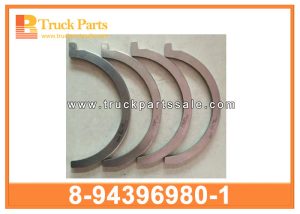 crankshaft thrust washer 8-94396980-1 8943969801 8-94396-980-1 for ISUZU FVR 6HE1 6HH1 6HK1 6H series NPR 4HE1T arandela de empuje del cigüeñal غسالة العمود المرفقي