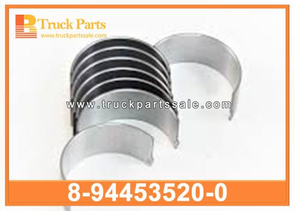 crankshaft thrust washer 8-94453520-0 8-97383740-0 8944535200 8973837400 8-94453-520-0 8-97383-740-0 for ISUZU NKR 4JB1 C240 4JJ1 arandela de empuje del cigüeñal غسالة العمود المرفقي