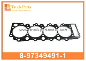 cylinder head gasket 8-97349491-1 8973494911 8-97349-491-1 for ISUZU NPR NLR 4HG1 4HG1T Junta de culata حشية رأس الأسطوانة