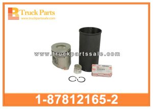 cylinder liner kit 1-87812165-2 1878121652 1-87812-165-2 for ISUZU FVZ 6HK1 kit de revestimiento de cilindro طقم بطانة الأسطوانة