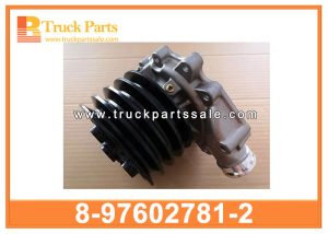 engine water pump with 4 pulley 8-97602781-2 8976027812 8-97602-781-2 for ISUZU FVR FSR truck LT bus Bomba de agua del motor con polea مضخة مياه المحرك مع بكرة