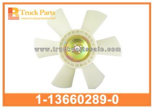 fan blade 10 blades 1-13660289-0 1136602890 1-13660-289-0 for ISUZU EX200 6BG1 aspa del ventilador شفرة المروحة