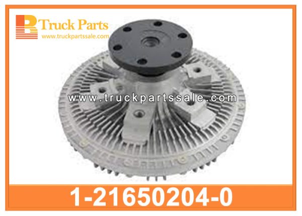 fan clutch coupling 1-21650204-0 1216502040 1-21650-204-0 for ISUZU CXZ 6WF1 engine acoplamiento del embrague del ventilador مروحة القابض اقتران