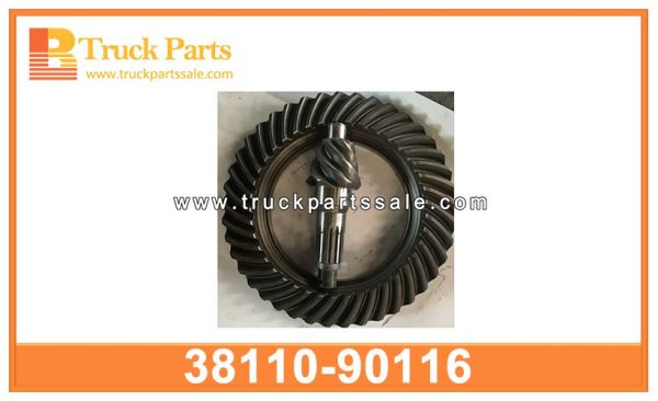 6x41 Crown wheel and pinion 38110-90116 3811090116 for NISSAN CW54 Rueda de la corona y piñón عجلة التاج والترس