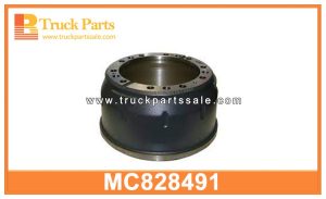 8 holes truck Front brake drum MC828491 for MITSUBISHI Fuso FV415 agujeros tambor del freno delantero del camión ثقوب شاحنة فرامل فرامل الأمامية