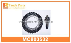 8x37 Crown Wheel Pinion MC803532 for MITSUBISHI FUSO FV415 Piñón de la rueda de la corona ترس عجلة التاج