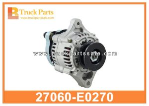 Alternator 27060-E0270 27060E0270 for HINO W04D Alternador المولد