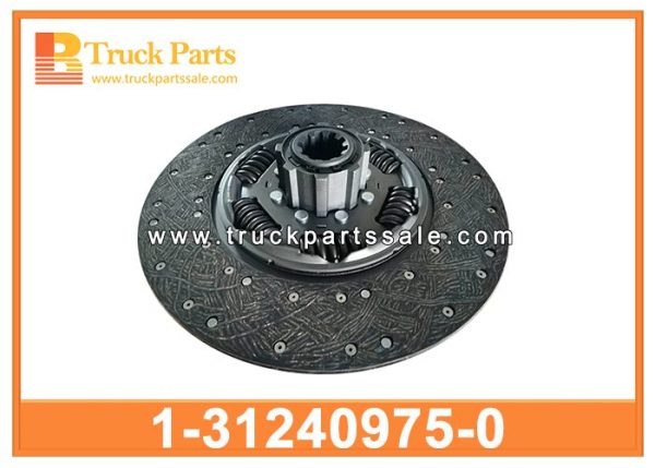 Clutch Disc 1-31240975-0 1312409750 1-31240-975-0 for ISUZU C240 6WF1 Disco de embrague قرص القابض