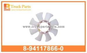 Cooling Fan blade 8-94117866-0 8941178660 8-94117-866-0 for ISUZU ELF350 Hoja del ventilador de enfriamiento شفرة مروحة التبريد