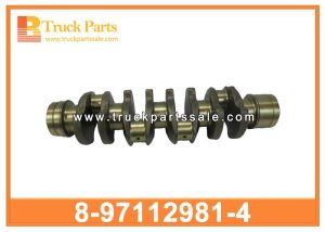 Crankshaft 8-97112981-4 8971129814 8-97112-981-4 for ISUZU NPR 4HG1 700P Cigüeñal العمود المرفقي