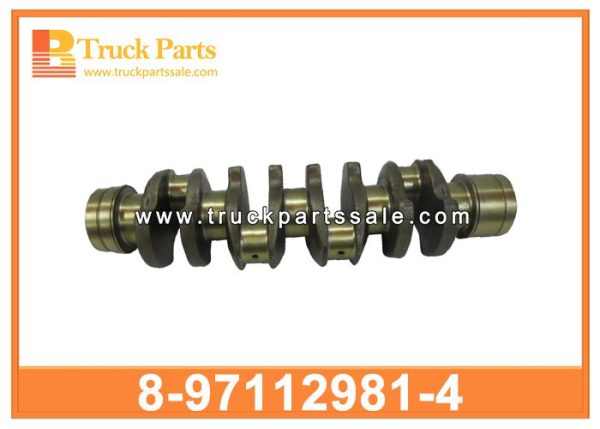 Crankshaft 8-97112981-4 8971129814 8-97112-981-4 for ISUZU NPR 4HG1 700P Cigüeñal العمود المرفقي