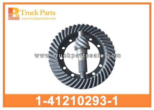 Crown Wheel Pinion 1-41210293-1 1412102931 1-41210-293-1 for ISUZU Piñón de la rueda de la corona ترس عجلة التاج