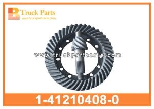 Crown Wheel Pinion Differential 1-41210408-0 1412104080 1-41210-408-0 for ISUZU Diferencial de piñón de la rueda de la corona التاج عجلة ترس التفاضل