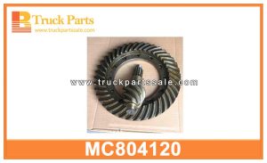 Crown Wheel Pinion MC804120 for MITSUBISHI Fuso FV415 6D22 8DC9 Piñón de la rueda de la corona ترس عجلة التاج