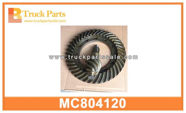 Crown Wheel Pinion MC804120 for MITSUBISHI Fuso FV415 6D22 8DC9 Piñón de la rueda de la corona ترس عجلة التاج