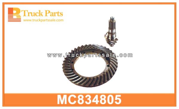 Crown Wheel and Pinion 7x39 MC834805 for MITSUBISHI FUSO FP418 Rueda de la corona y piñón عجلة التاج والترس