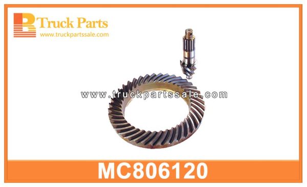 Crown Wheel and Pinion MC806120 for MITSUBISHI ps135 Rueda de la corona y piñón عجلة التاج والترس