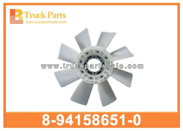 Fan Blade 8-94158651-0 8941586510 8-94158-651-0 for ISUZU NHR ELF150 Aspa del ventilador شفرة المروحة