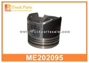 Piston ME202095 for MITSUBISHI 4M40 Pistón مكبس