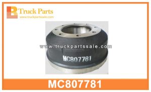 brake drums MC807781 for MITSUBISHI FUSO FV413 tambores de freno براميل الفرامل