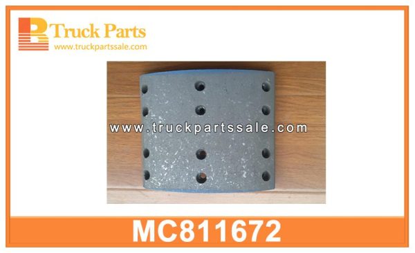 brake lining kit set MC811672 for MITSUBISHI Conjunto de kit de forro de freno مجموعة مجموعة بطانة الفرامل