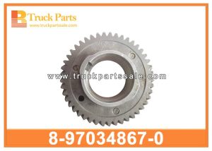 ear box gear shaft 8-97034867-0 8970348670 8-97034-867-0 for ISUZU NKR 4BA1 4BC NPR eje de engranaje de la caja del oído رمح ترس مربع الأذن