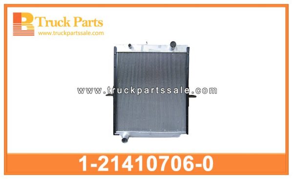 engine cooling radiator 1-21410706-0 1214107060 1-21410-706-0 for ISUZU 10PE1 Radiador de enfriamiento del motor المبرد تبريد المحرك