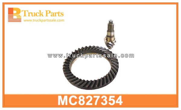 rear Crown Wheel and Pinion MC827354 for MITSUBISHI FUSO FV419 D12 Rueda de la corona trasera y piñón عجلة التاج الخلفي والترس