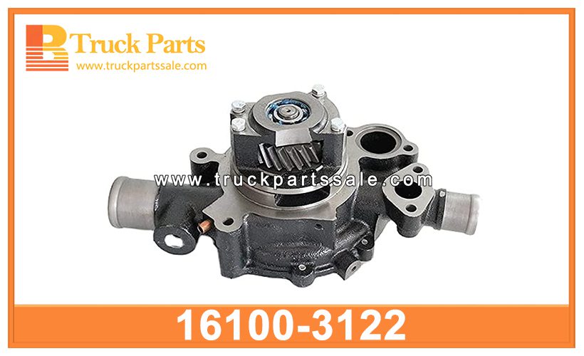 Truck Parts | water pump 16100-3122 161003122 for HINO EK100 EK200