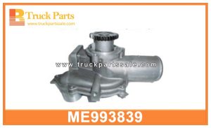 water pump with 9 HOLES ME993839 for MITSUBISHI 6D16T 6D16 bomba de agua con agujeros مضخة المياه مع الثقوب