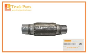 Brake Valve To Silencer Exhaust Pipe for ISUZU NPR NKR77 8-97063464-1 8970634641 8-97063-464-1 Válvula de freno al tubo de escape del silenciador