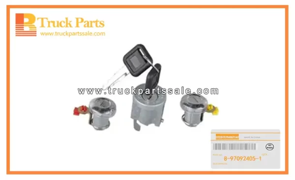 Car Lock Cylinder Set for ISUZU NPR 8-97092405-1 8970924051 8-97092-405-1 Juego de cilindros de cerradura de coche