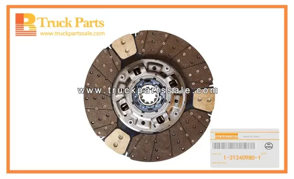 Clutch Disc for ISUZU CYZ52 6WG1T 1-31240980-1 1312409801 1-31240-980-1 Disco de embrague