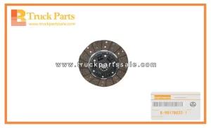 Clutch Disc for ISUZU NPR 4HE1 8-98178022-1 8981780221 8-98178-022-1 Disco de embrague