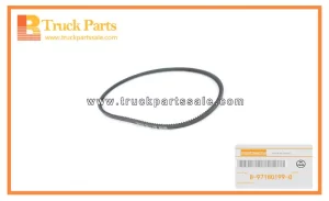 Cooling Fan Belt for ISUZU NPR66 4HF1 8-97180199-0 8971801990 8-97180-199-0 Correa del ventilador de refrigeración