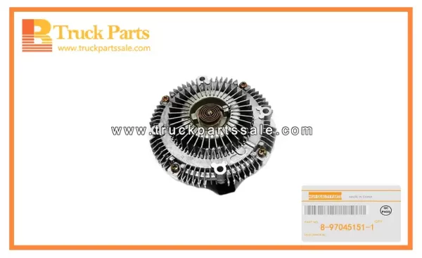 Cooling Fan Clutch for ISUZU NPR NQR 8-97045151-1 8970451511 8-97045-151-1 Embrague del ventilador de refrigeración