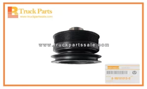 Crankshaft Damper Pulley for ISUZU NKR 8-98101013-0 8981010130 8-98101-013-0 Polea amortiguadora del cigüeñal