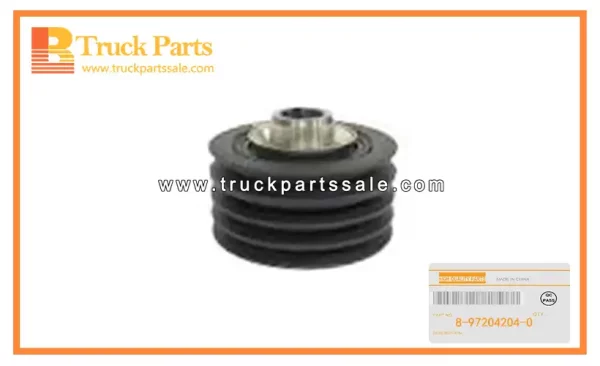 Crankshaft Damper Pulley for ISUZU NKR55 4JB1T 8-97204204-0 8972042040 8-97204-204-0 Polea amortiguadora del cigüeñal