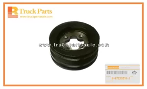 Crankshaft Damper Pulley for ISUZU NPR66 4H 8-97222031-1 8972220311 8-97222-031-1 Polea amortiguadora del cigüeñal