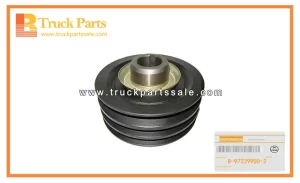 Crankshaft Damper Pulley for ISUZU TFR54 4JA1 8-97229900-2 8972299002 8-97229-900-2 Polea amortiguadora del cigüeñal