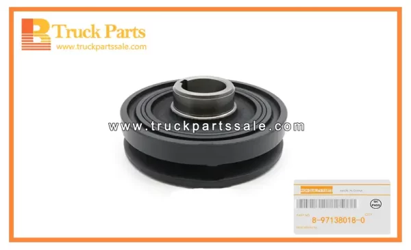 Crankshaft Pulley for ISUZU 4BG1 NKR NPR 8-97138018-0 8971380180 8-97138-018-0 Polea del cigüeñal