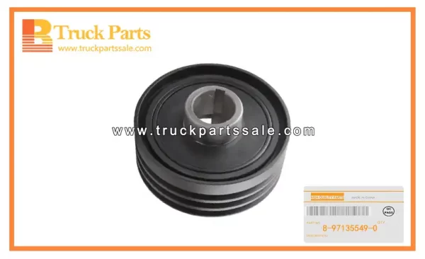 Crankshaft Pulley for ISUZU NPR 4BD2 8-97135549-0 8971355490 8-97135-549-0 Polea del cigüeñal