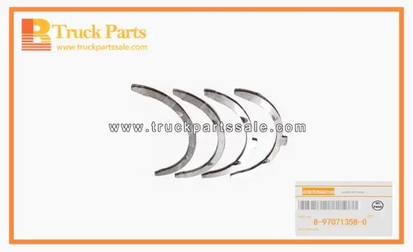 Crankshaft Thrust Washer for ISUZU 4BG1 NKR60 8-97071358-0 8970713580 8-97071-358-0 Arandela de empuje del cigüeñal