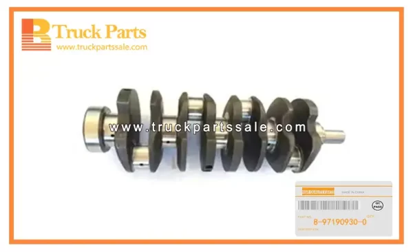 Crankshaft for ISUZU 4JG2 NHR 8-97190930-0 8971909300 8-97190-930-0 Cigüeñal